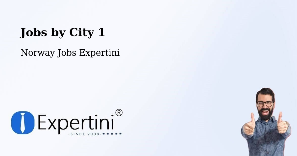 City Jobs in Norway - Expertini